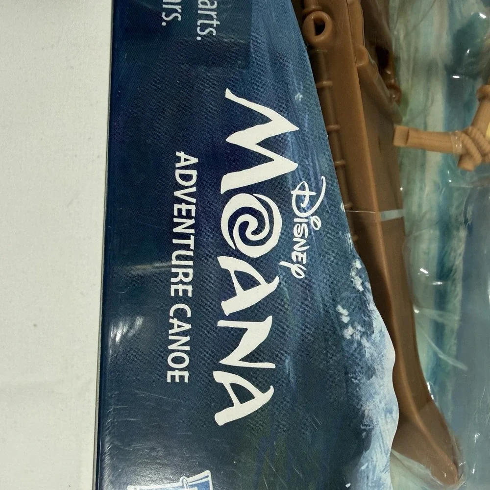 DISNEY MOANA FIGURE ADVENTURE‎ CANOE PLAYSET HEIHEI & PUA PIG MISP 2016 RARE